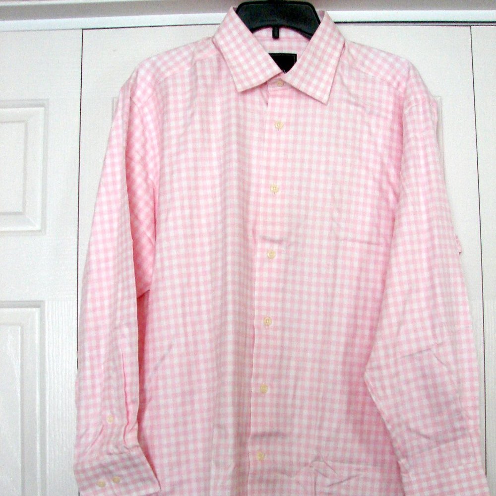 David Donahue men's dress shirt 16 1/2 x 32/33 new